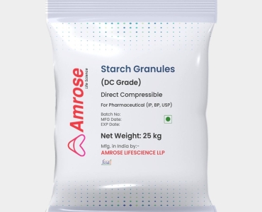 High-Quality Starch Granules for Pharma and Food Use by Amrose Lifescience LLP