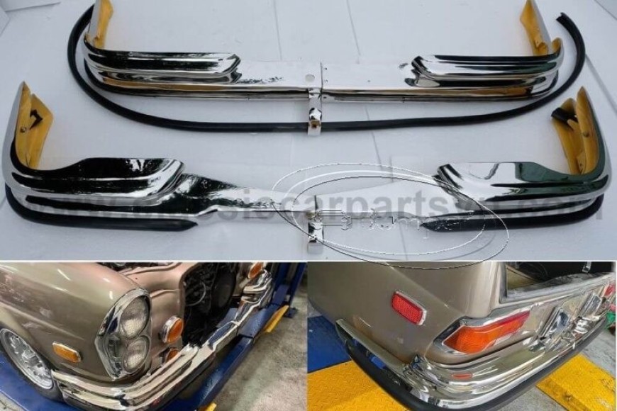 Mercedes W111 W112 280SE Coupe Cabrio bumpers 1