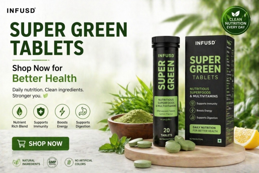 Super Green Tablets for infusd
